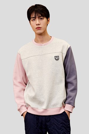 엣지넥 기모쭈리 삼색 맨투맨 CXS23WKMTB07 OTM