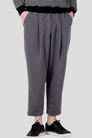 남자 원턱 배기핏 밴딩 팬츠 CXS25FWPTA03 GRY