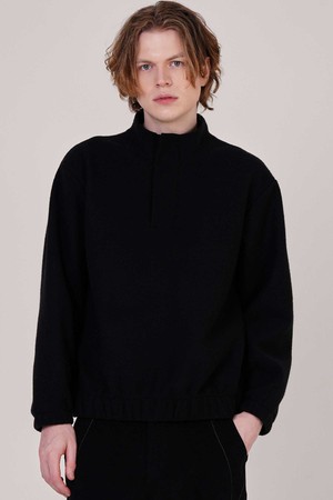 남자 빅단작 하프집업 겨울 터틀넥 풀오버 CXS25WKPOC21 BLA