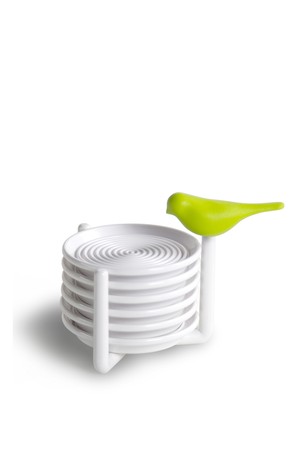 [퀄리디자인] 참새 컵받침 6P