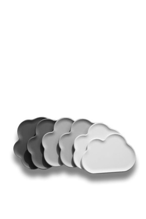 [퀄리디자인] 구름 컵받침 6P