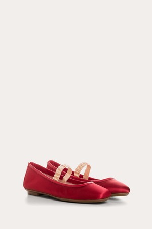 Hally - Rouge/Nude (Satin Fancy)