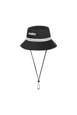 LADIES' BONNET HAT (GAH-25045I)_BLACK-a