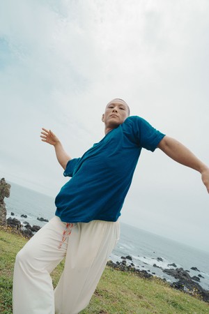 리넨 하프티셔츠_GREEN-a