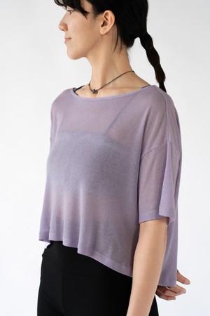 박스 크롭 티셔츠_PURPLE-a