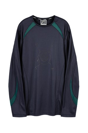 Mesh Paneled L/SL_D/NAVY