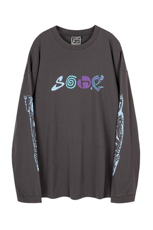 S.O.H.C Ethnic Tribal Ornament L/SL_CHARCOAL