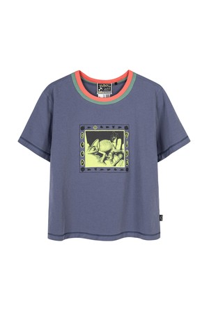 Strawberry Chameleon Small Tee_D/BLUE