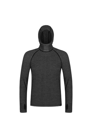 WAFFLE WOOL HOODY M_MJUFT003