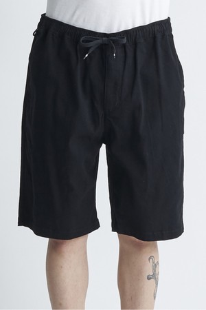 남성 블랙 24 WIDE SHORT 반바지 (DE21SS002BLK)