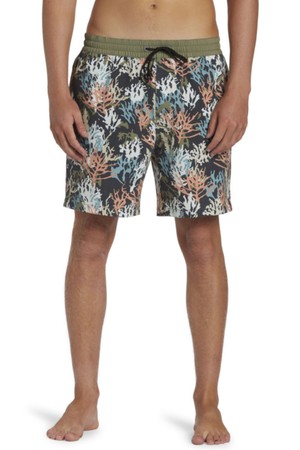 남성 패턴 Billabong X CORAL GARDEN의 LAYBACKS 보드숏 (AE11BS163MUL)