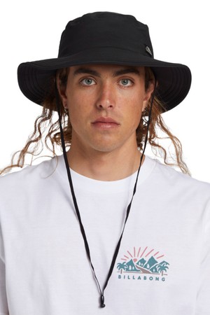 남성 블랙 ADIV 서프 사파리 햇 (AE13HT005BLK)