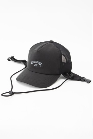 남성 블랙 조절 스트랩 서프 캡 모자 (AE13CP264BLK)