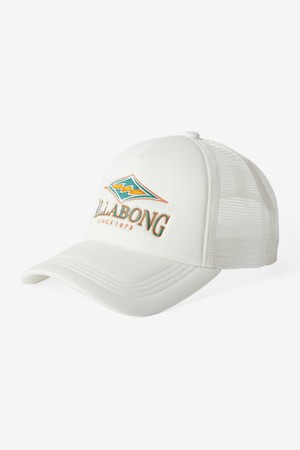 여성 화이트 전면 자수 로고 캡 모자 (WE13CP053SC2)