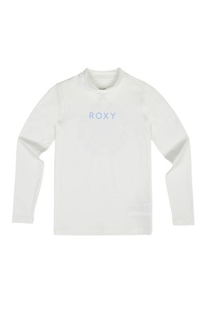 주니어 화이트 크루넥 래쉬가드 (TE21BR304WBK)