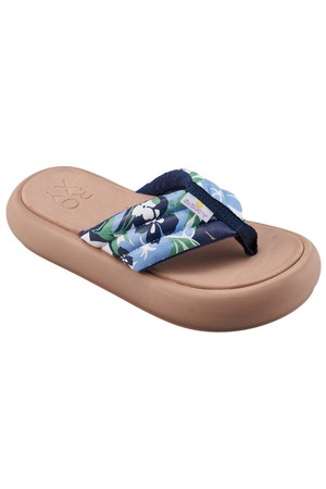 여성 브라운 테리 플랫폼 샌들 (RE22FF230TAN)