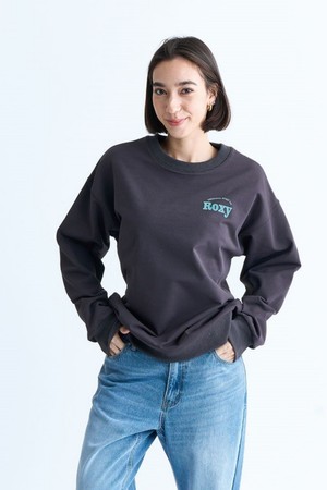 여성 KEEP IT REAL PO 맨투맨 (RE31LT111BLK)