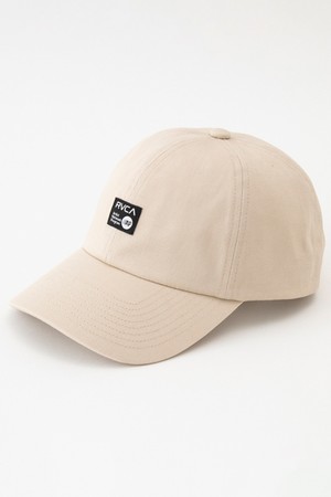 남성 베이지 자수 패치 캡 모자(VE13CP031CRE)