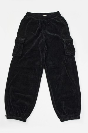여성 CARGO PARACHUTE 롱팬츠 (WE31LP099BLK)