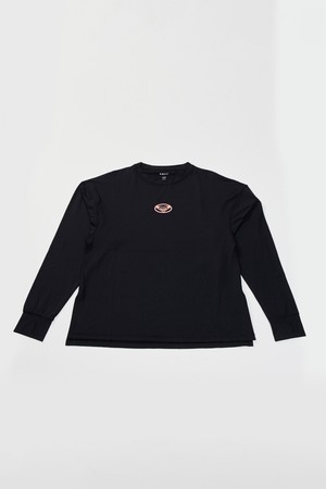 UPF50+ 올어바웃 솔 루즈 긴팔 래쉬가드 (RF21RS068BLK)