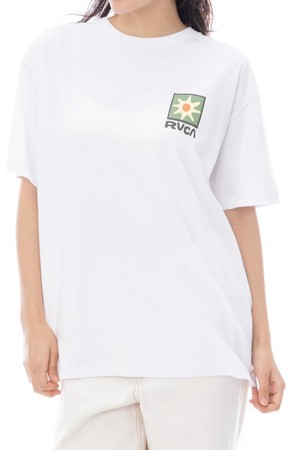 여성 SOLEIL BOX 루즈핏 반팔티 (VF11ST116WHT)