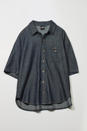 데님 반팔 셔츠 (AF11SH160DEN)