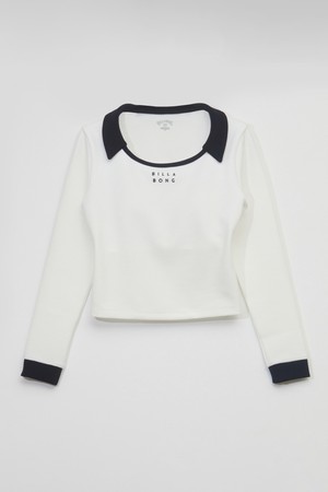 여성 Collared 래쉬가드 (WF31RS036WHT)