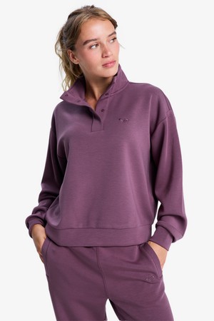 록시 RISE&VIBE 플리스 긴팔 티셔츠 (RF31LT046RRF)