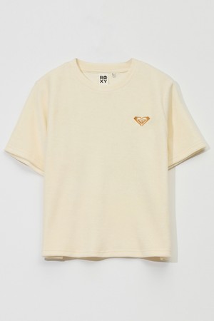 VELOUR FLOWER PRINTED 반팔티 (RF31ST060WHT)