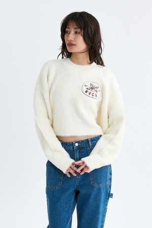 여성 LOOSE FIT JQ 크롭 니트 (VF31SR060CLO)