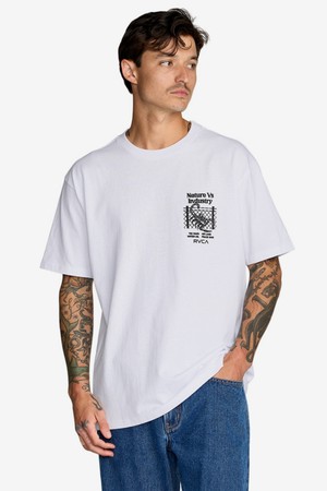 남성 SECURITY CODE 반팔 티셔츠 (VG11ST006WHT)