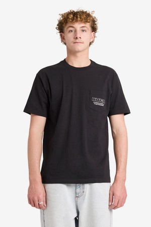 남성 FASTENERS POCKET 반팔 티셔츠 (VG11ST005BLK)