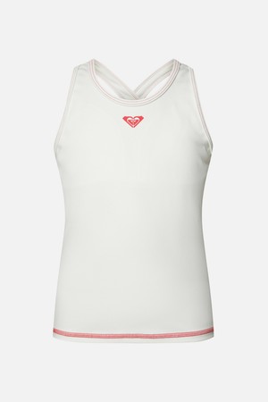 주니어용 NEVER TOO LATE 슬리브리스 래쉬가드 (TG21BR526WHI)