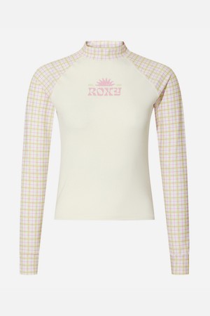 PRINTED MAGIC SUNSET 세미크롭 슬림핏 긴팔 래쉬가드 (RG21RS503COC)