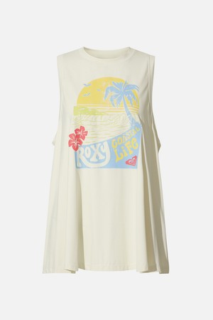 TALLOVERSIZE A라인 뒷트임 슬리브리스 래쉬가드 (RG21RE509COC)