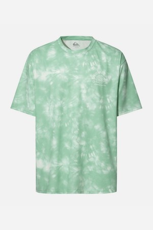 TIE DYE 프린드 반팔 래쉬가드 (QG21RE511GRM)