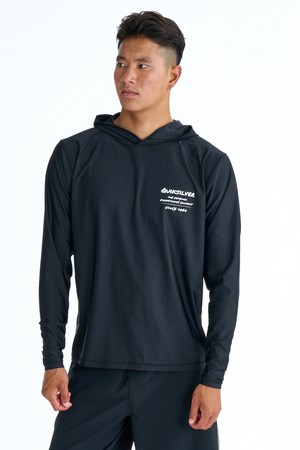 HAND DRAWN 풀집업 래쉬가드 후디 (QG11RS800BLK)