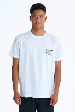 [온라인단독] 퀵실버 HAND DRAWN 반팔 래쉬가드 (QG21RE807WHT)