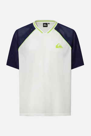 KNOWLEDGE AERA 메쉬 반팔 티셔츠 (QG21ST549SNW)