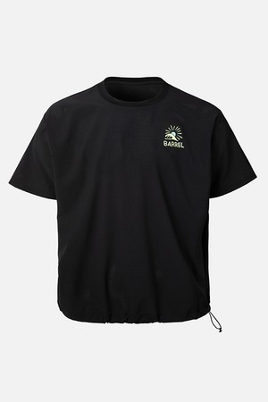 [배럴] 유니 오버핏 아트웍 메쉬 반팔 티셔츠 블랙 (B6SUWSS201BLK)_BLACK-a