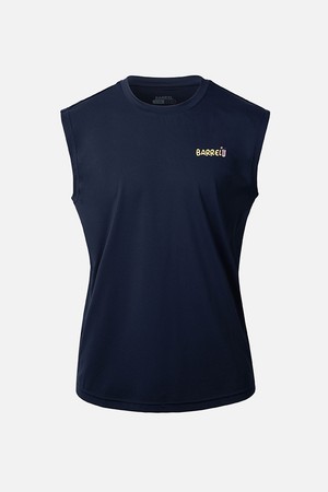 [배럴] 맨 루즈핏 아트웍 슬리브리스 래쉬가드 딥네이비 (B6SMWRG105DNV)_NAVY-a