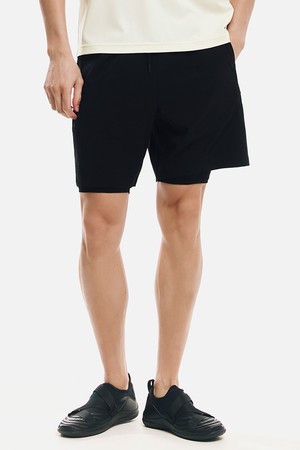 [배럴] 맨 에센셜 4부 레깅스 쇼츠 블랙 (B6SMWLP101BLK)_BLACK-a