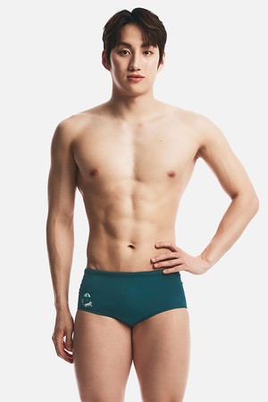 [배럴] 시에스타 숏사각 수영복 딥그린 (B6SMSMS106DER)_GREEN-a