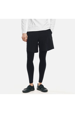 [배럴] 맨 에센셜 9부 레깅스 쇼츠 블랙 (B6SMWLP102BLK)_BLACK-a