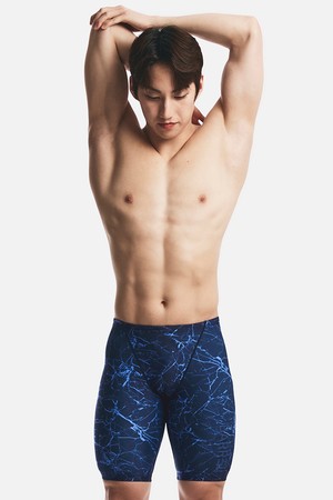 [배럴] WA 크랙 4부 재머 수영복 네이비 (B6SMSMS107NAV)_NAVY-a