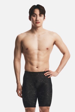 [배럴] WA 크랙 4부 재머 수영복 블랙 (B6SMSMS107BLK)_BLACK-a