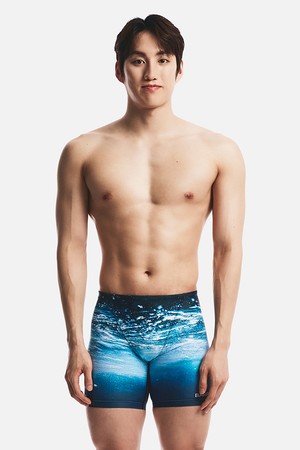 [배럴] 아쿠아 3부 재머 수영복 아쿠아홀릭 (B6SMSMS108AHC)_BLUE-a