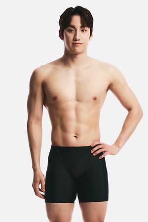 [배럴] 코어 3부 재머 수영복 블랙 (B6SMSMS102BLK)_BLACK-a