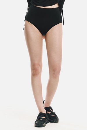 [배럴] 우먼 에센셜 하이웨이스트 비키니 팬티 블랙 (B6SWWBB002BLK)_BLACK-a