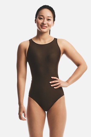 [배럴] 코어 크로스 X백 원피스 수영복 초코브라운 (B6SWSWS004CBW)_BROWN-a